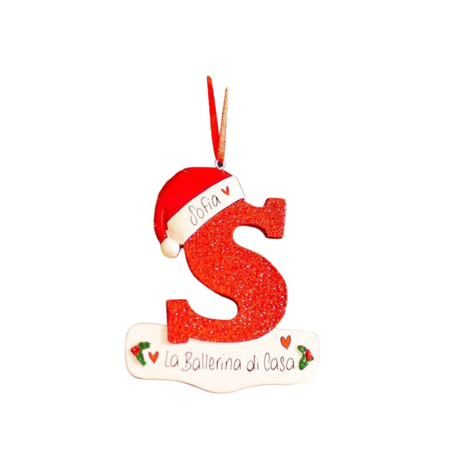 2023 personalizado DIY nombre decoración de Navidad colgante de madera letra colgante de Navidad colgante ornamento image 24