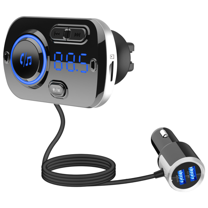 クロスボーダー起爆qc3.0急速充電車載bluetooth mp3ハンズフリープレーヤーfm送信機雰囲気ランプbc 49bq|undefined