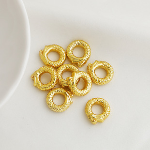 18K����ɫ���ܭh�]��Ȧ ��Ф���^�[�yǬ��Ȧ diy�����B�����