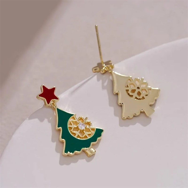 Orecchini pendenti albero di natale – gioielli donna eleganti_voghion.com