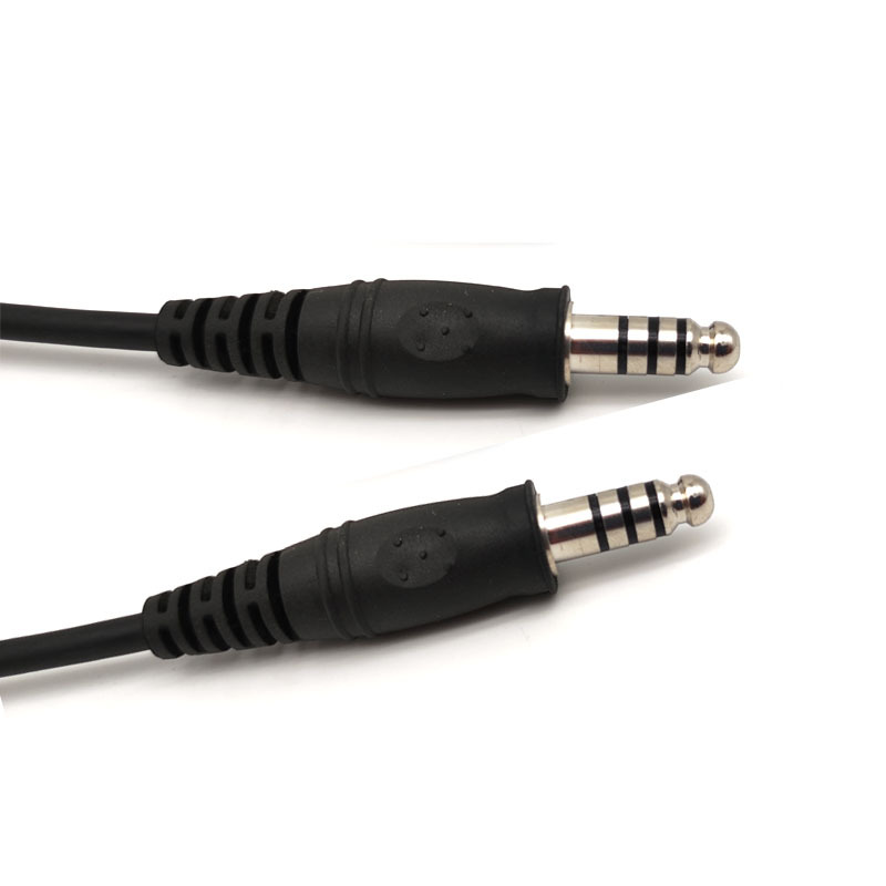 U174  对讲机音频插头线,7.1 4极四节插头线 ,7.1四极4节插头线