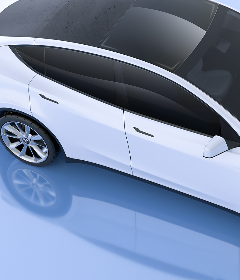 Suitable for Tesla Sunshade Curtain Model Y/3 Roof Sunroof Cooling Sunshade Canopy Ice Armor Film Accessories Black