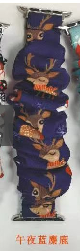 Apple correa de reloj adecuado para Apple watch3 4 56 se 7 8 generación intestino grueso banda de pelo Correa pulsera