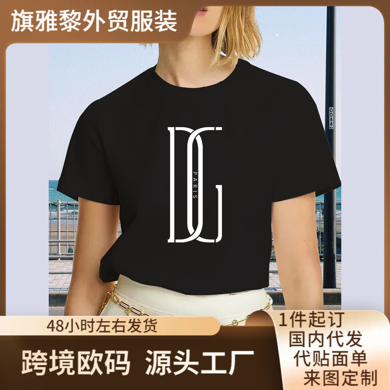 90S Women's Trend Cute Fashion Graphic Cartoon Short Sleeve Summer Street Y2K Shirt Printed T-Shirt Clothing