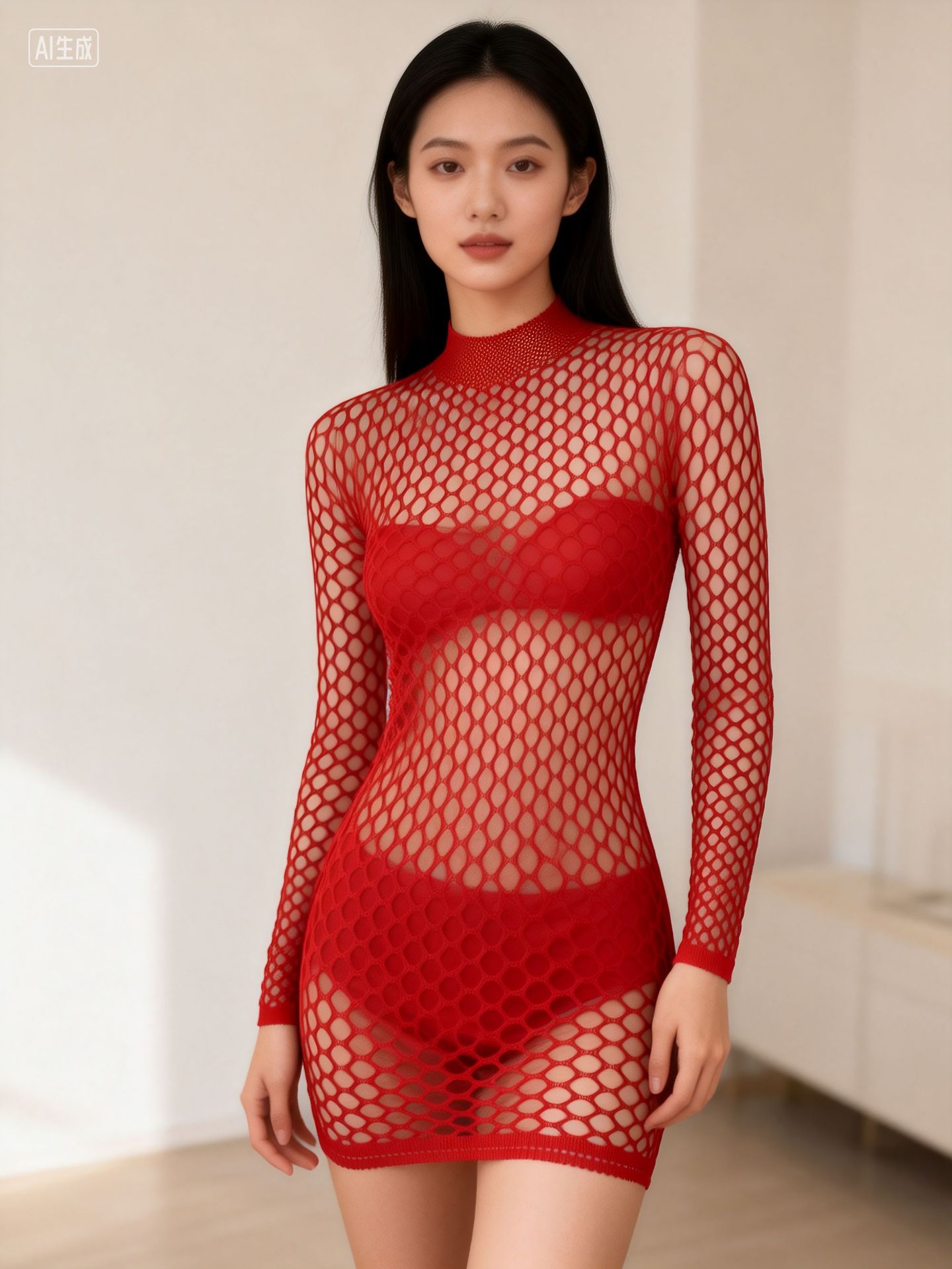 터틀넥 레드