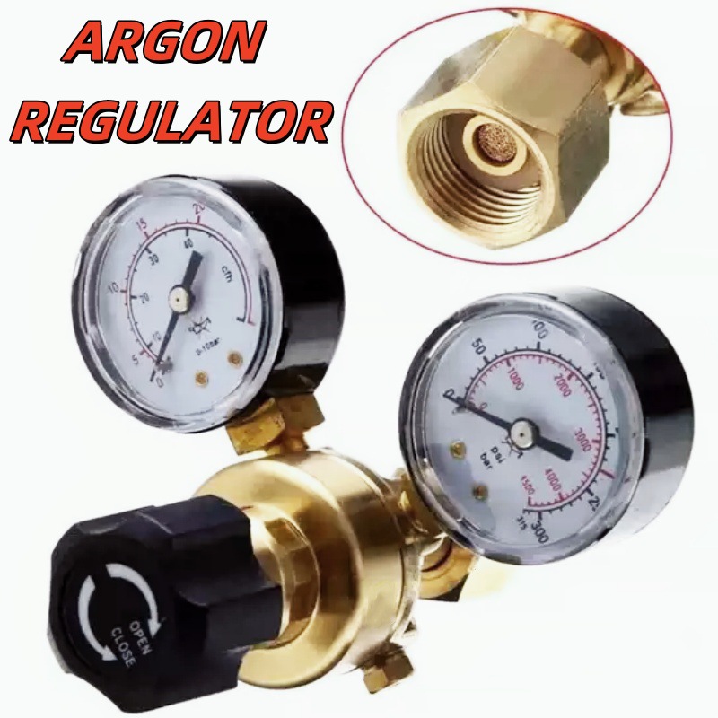 宁波源头工厂批发外贸全铜M40氩气减压器氩弧焊机氩气表高精度