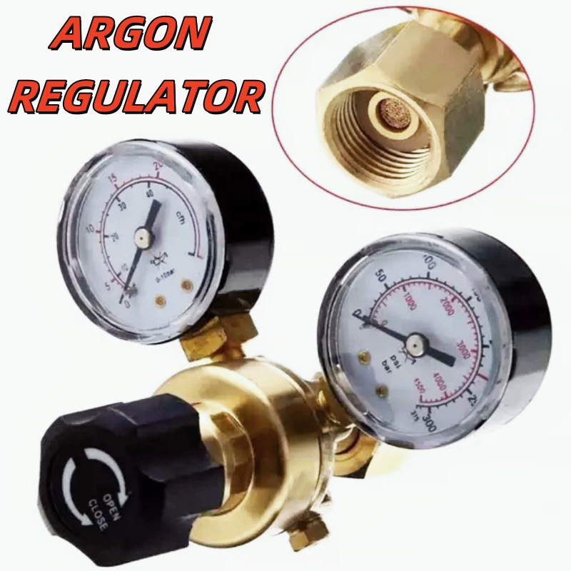 Оптовая продажа от производителя в Нинбо: прочный аргоновый регулятор давления M40 из чистой меди для аргонодуговой сварки, измеритель аргонового газа.