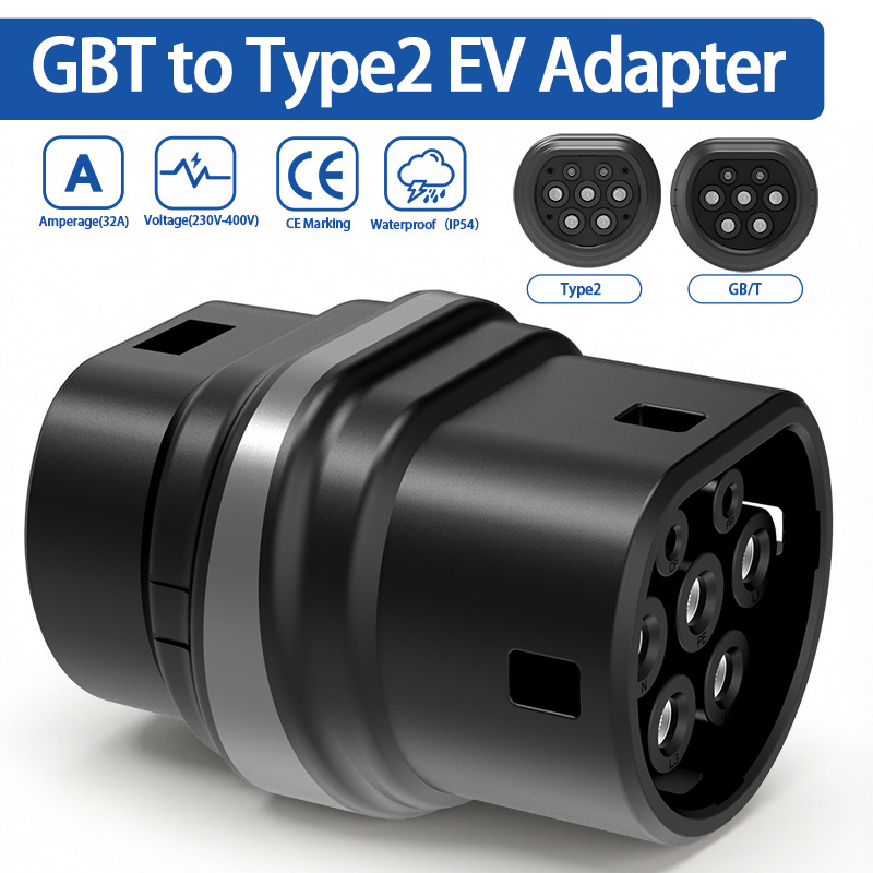 Xiaohu新能源汽车Gbt Charging Pile European Standard American Standard National Standard Conversion Head Tesla J1772 Type2