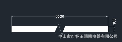 Lámpara led especial de empalme sin costuras para oficina, candelabro rectangular, sala de conferencias, edificio de oficinas, tira de luz de retorno