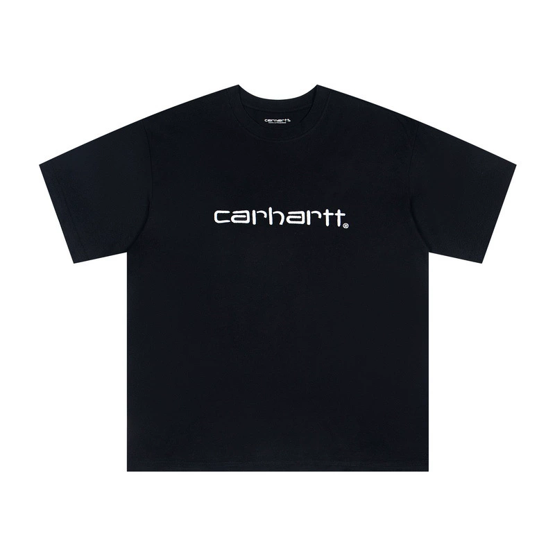 Классический рабочий стиль футболка Carhartt из чистого хлопка, плотная дышащая ткань, та же стилистика для мужчин и женщин, уличная мода Kahart с коротким рукавом