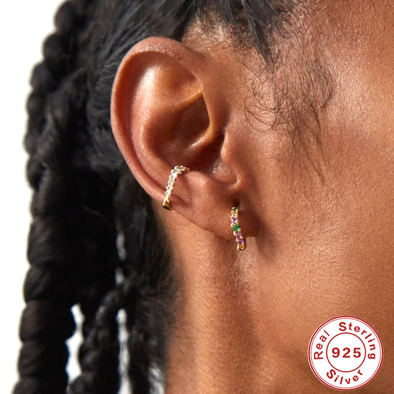 Fashion Geometric Sterling Silver Asymmetrical Artificial Pearls Rhinestones Drop Earrings 1 Pair