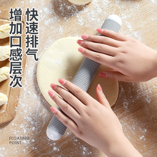 Dumpling skin rolling pin household baking tools non-stick hand rolling dumpling skin floating point bread exhaust stick rolling pin