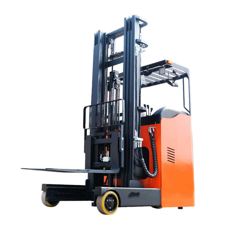 Transfronterizo gran avanzada carretilla elevadora eléctrica de 5 toneladas 10 toneladas tipo conductor de almacenamiento de pie completamente eléctrica carretilla elevadora de paletas