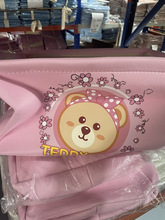 跨境亚马逊婴儿粉色圆点收纳篮帆布收纳盒衣物折叠便携防尘