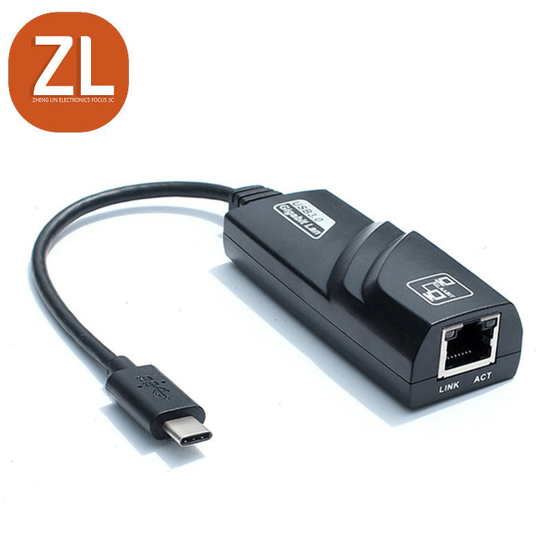 Factory-sold external drive-free Type-c USB 3.1 Gigabit NIC to RJ45 network adapter