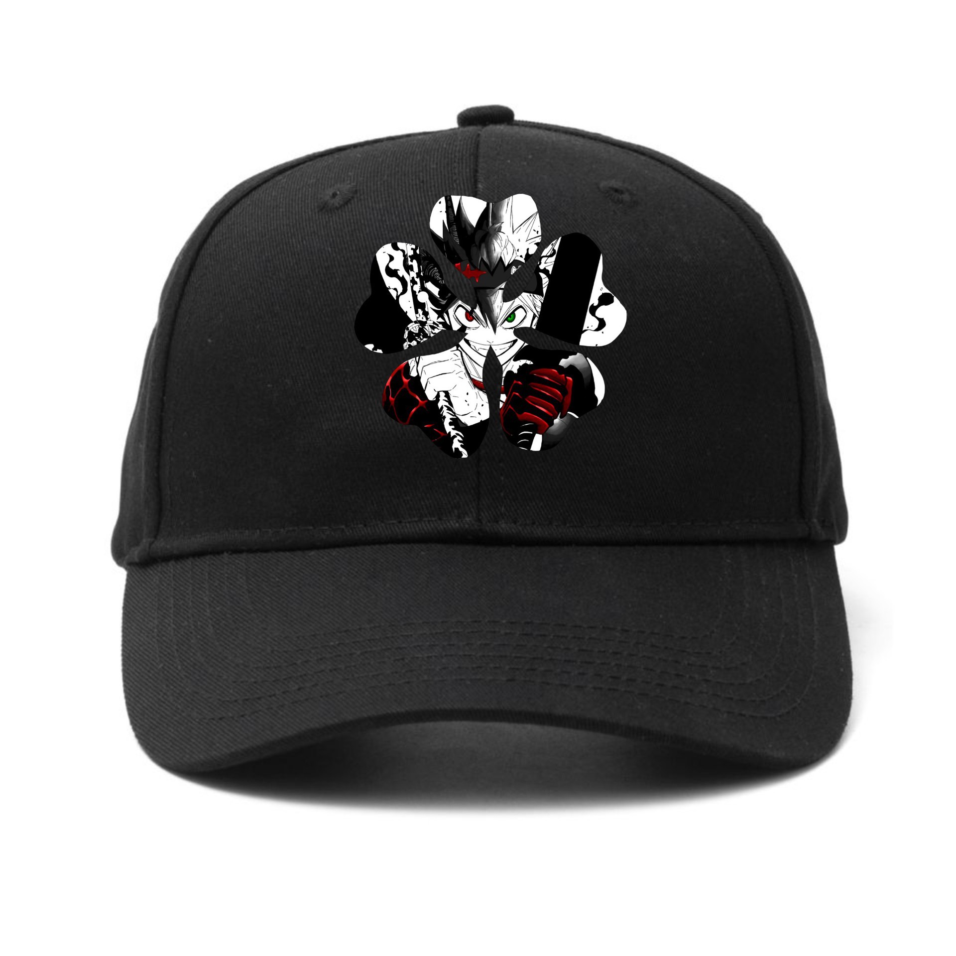 Amazon Black Clover Black Clover Sombrero de visera de viaje Sombrero de béisbol de moda para hombres y mujeres
