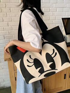 Japanese capacious shoulder bag, cartoon one-shoulder bag, card holder, shopping bag