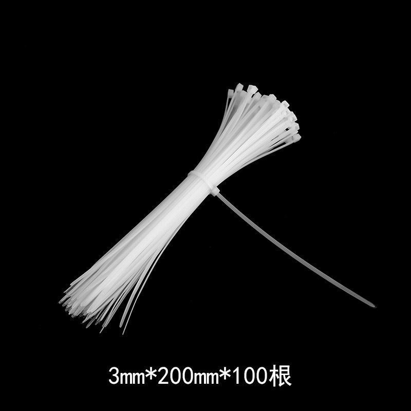 Corbata de cables de nylon autoblocante fija corbata de cables de plástico blanco corbata de flores flor floral tienda de flores