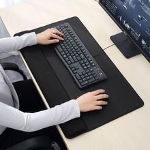 护腕鼠标垫电脑周边手托键盘托一体大加厚皮质桌独立站厂家热