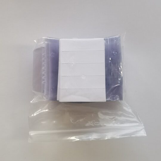 Transparent label holder