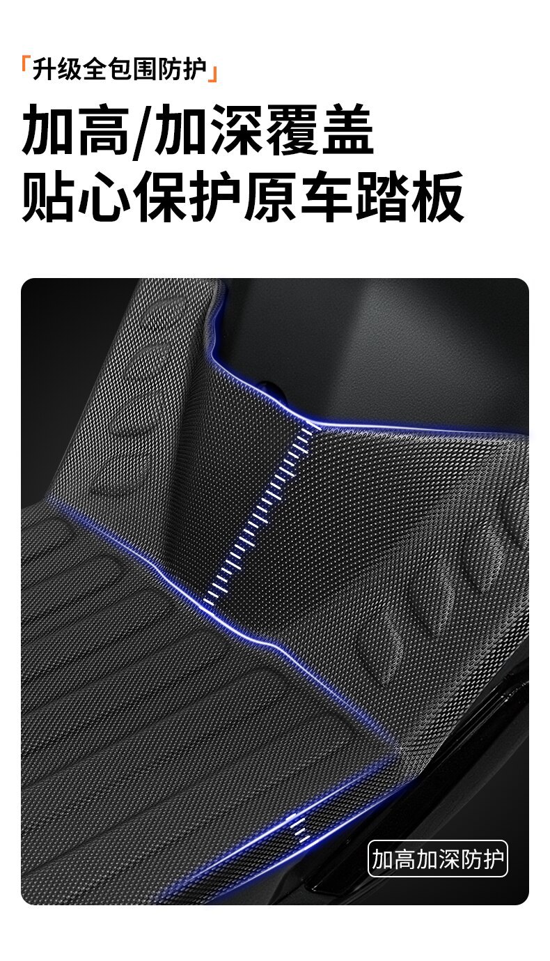 Suitable for Green Source S35-1D new national standard electric scooter, special foot mats for electric vehicles, complete set of decorative accessories for S35D modification