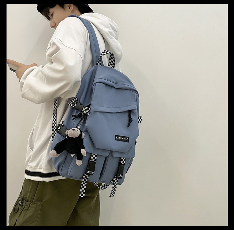 School bag Korean Harajuku backpack junior high school student largecapacity college style backpackpicture27