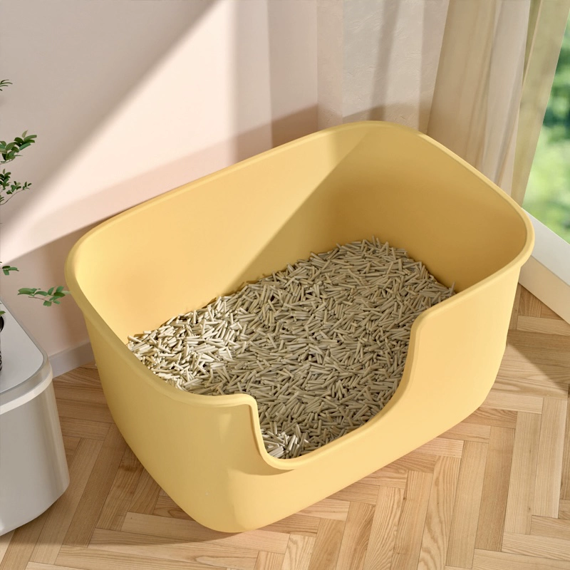 Кошачий туалет Docote, очень большой, очень большой, полузакрытый, открытый кошачий туалет, кошачий туалет с защитой от брызг для кошек