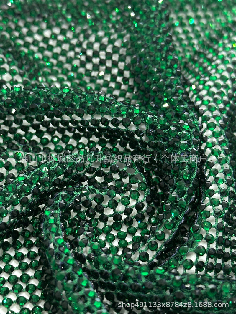 Fabricante suministro de alta densidad de tela de diamantes de moda de fiesta de baile vestido de noche tela de moda image 15