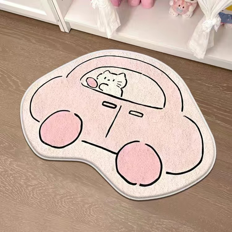흰 고양이 아기 버스