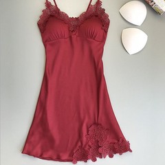 Women's Spring and Summer Five-Piece Set with Bralette Pajamas, Silk Sleepwear, Sexy Tank Top Dress, Long-Sleeve Robe, and Home Linens