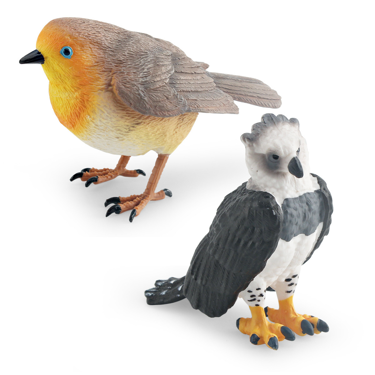 Cross-border simulation bird animal model children's cognitive robin American eagle decorative ornament toy