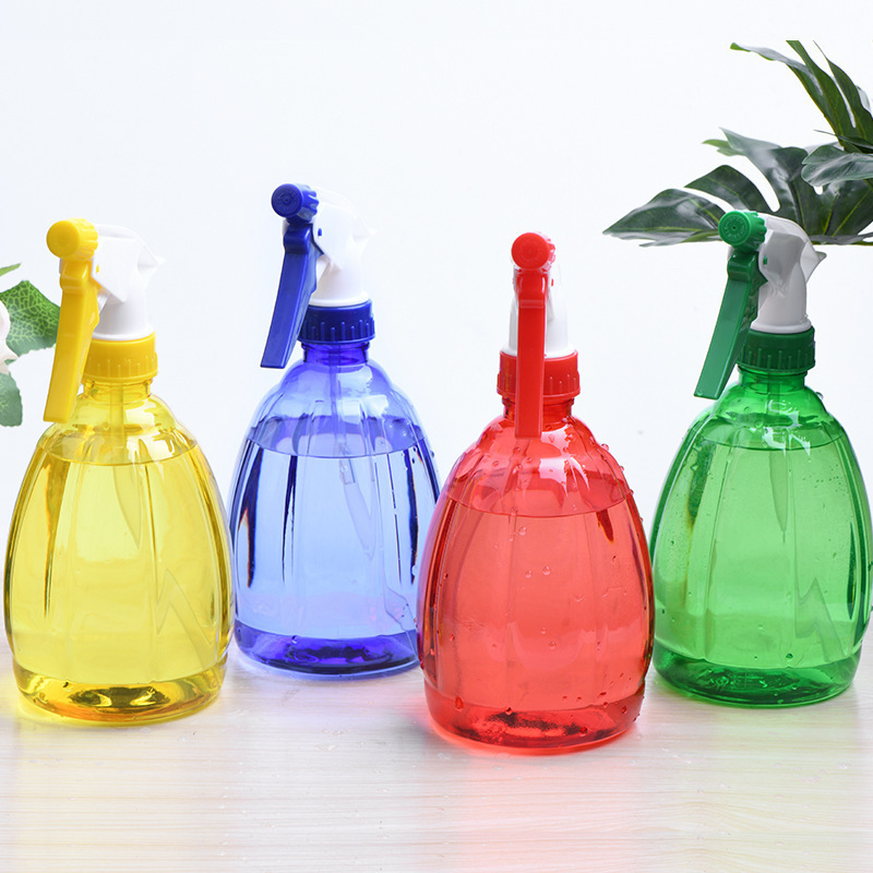 Botella de pulverización de agua de color caramelo de mano botella de pulverización de agua de pulverización de espuma pulverización de alcohol botella de pulverización de plástico al por mayor