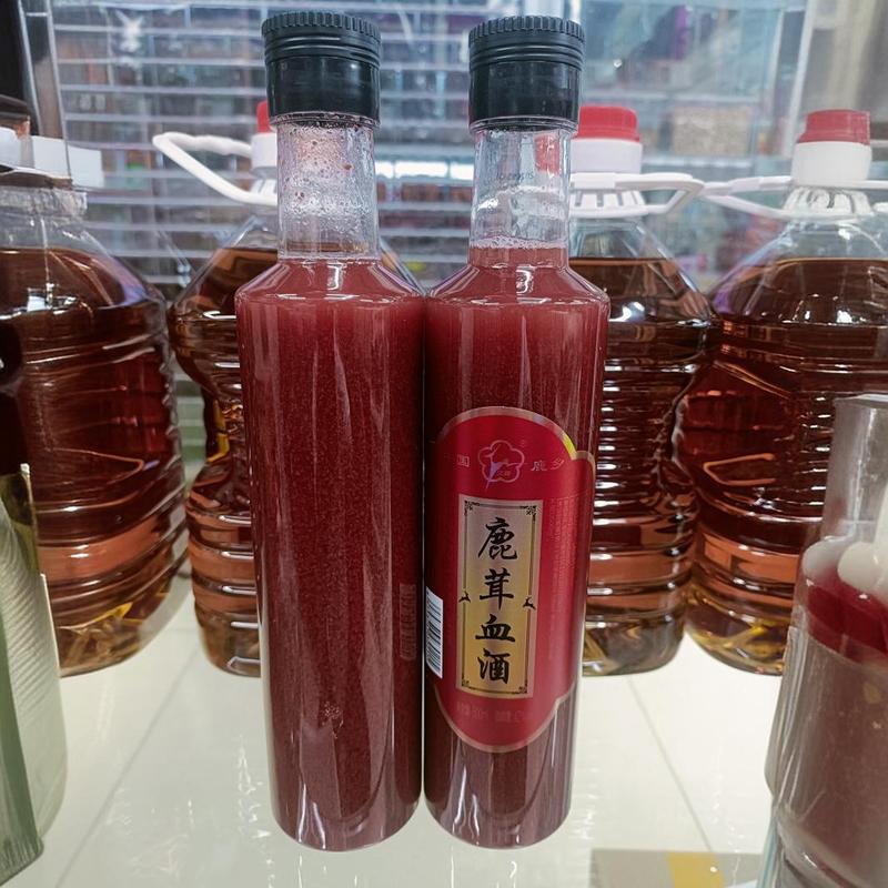 Deer Antler Blood Wine, Northeast Specialty, Sika Deer Blood, Deer Antler Blood Wine, Fresh Antler Blood Wine, Bottled Hotel Use