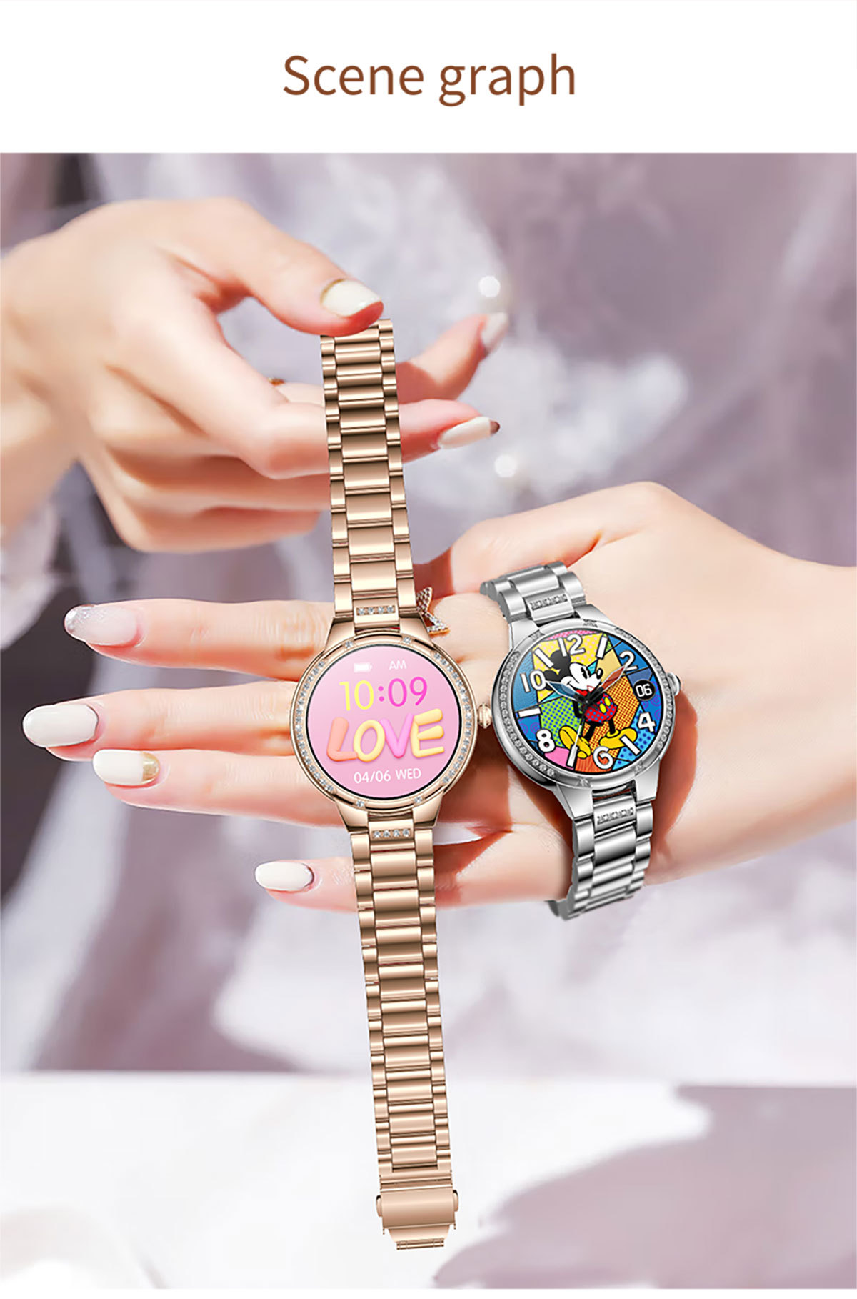 L68b Heart Rate Blood Pressure Oxygen Monitoring Bluetooth_voghion.com
