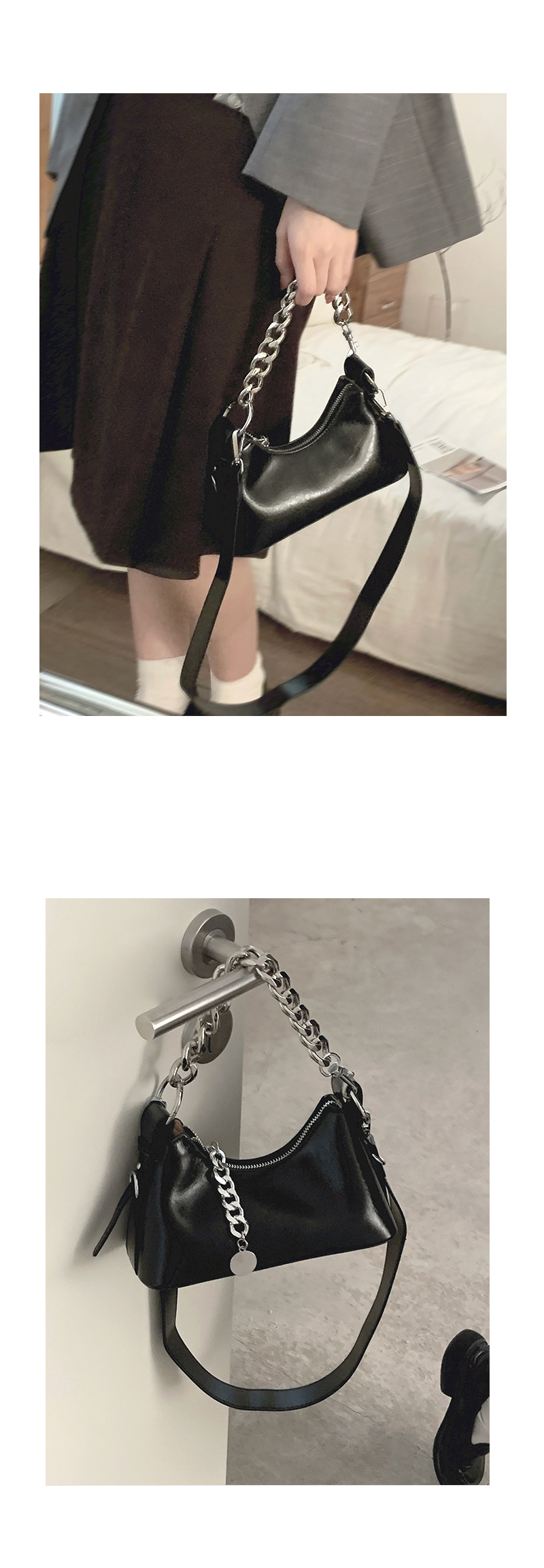 Women's Small Square Chain Crossbody Bag For Women Elegant Style_voghion.com
