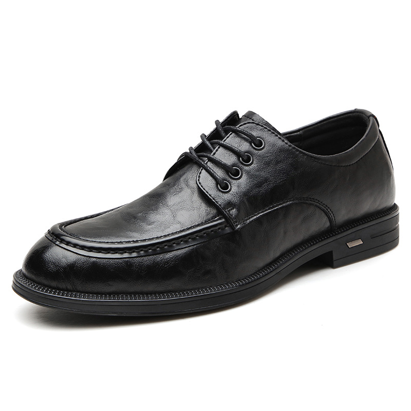 Primavera nuevos zapatos de cuero de negocios de los hombres zapatos de cuero genuino de los hombres transpirables casuales ropa formal papá zapatos de los hombres solos zapatos al por mayor image 7