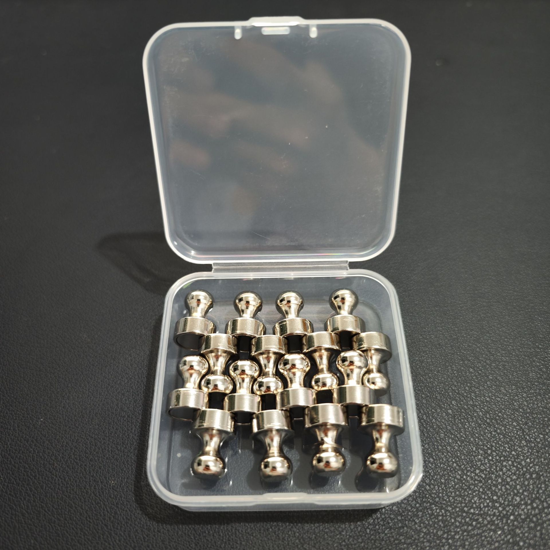 Imanes metálicos tipo chincheta, para pizarras, nevera o manualidades