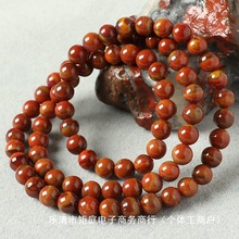 异象双色天然战国红玛瑙手串多圈散珠玛瑙手链清新甜美民族风