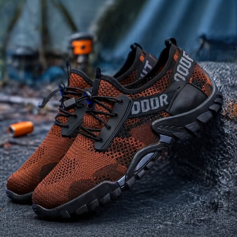 Hiking Shoes, Comfortable and Breathable Men's Sports Shoes, Soft-Soled Camouflage Casual Men's Shoes, Wholesale Wading Shoes, Outdoor Shoes