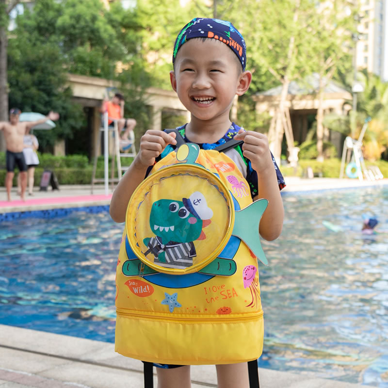 Wet and Dry Separation Kidsren's Swimming Bag Fitness Bag Portable Bath Bag Thickeneded Large Capacity Backpack Swimming Gear Storage Bag Wet and Dry Separation Kidsren's Swimming Bag Fitness Bag Portable Bath Bag Thickeneded Large Capacity Backpack Swimming Gear Storage Bag