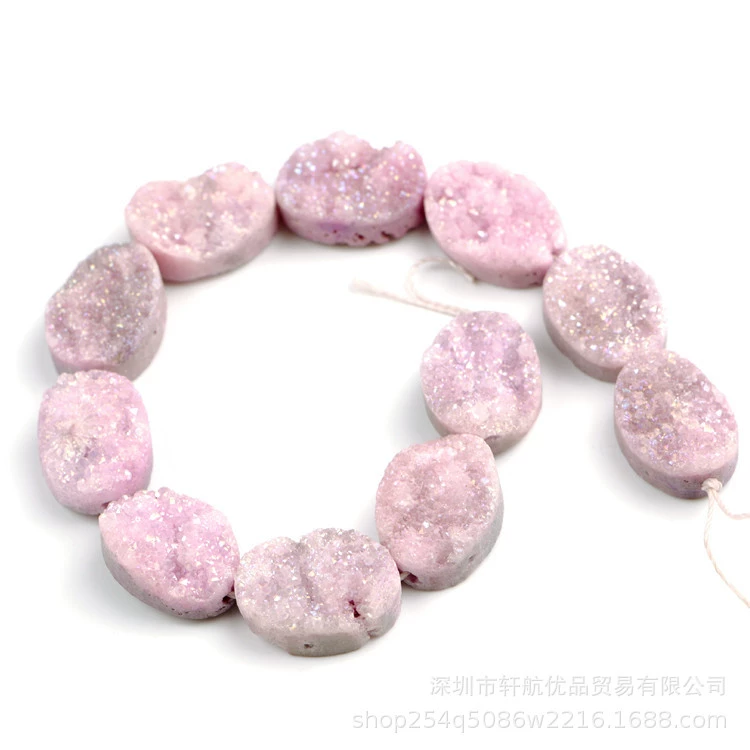 Neon matte quartz accessory handmade, 18mm