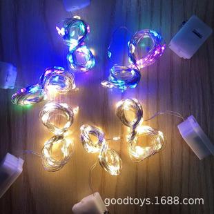 Luminous led light string small square box building blocks luminous accessories gift box cake flower decorative light star light small colored light