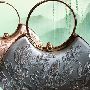 Cross-border Beaded Hand Bag New Chinese Cheongsam Bag Dinner Hand Bag Bridal Bag Shoulder Crossbody Bag Banquet Women's Bag