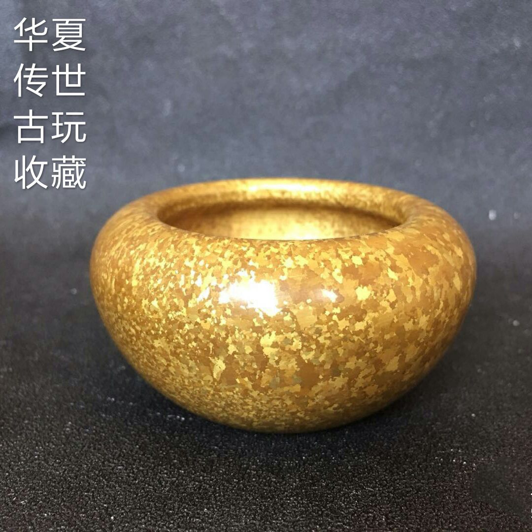 纯铜烟灰缸迷你小号香炉香薰炉斑铜熏香炉仿小铜器铜雕手把件