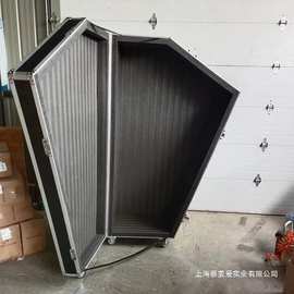 铝合金竖琴箱航空箱运输展会仪器设备箱周转拉杆五金工具箱带轮