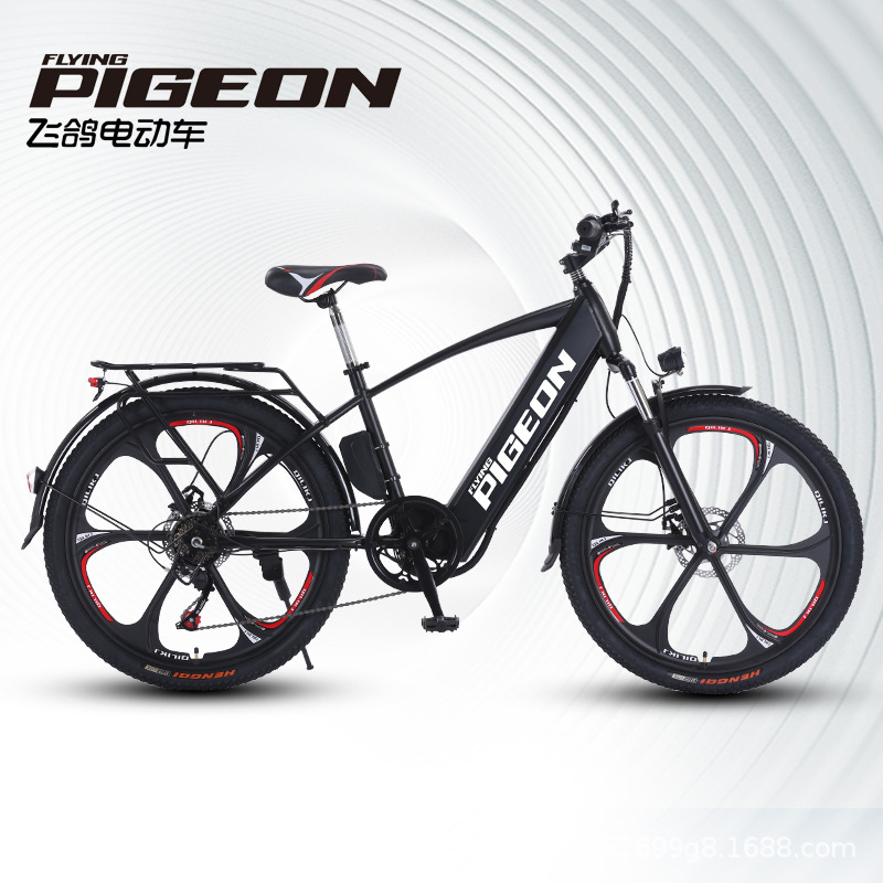 Flying Pigeon Bicicleta de montaña eléctrica Batería de litio de 400W Nuevo estándar nacional para adultos Bicicleta de batería para hombres y mujeres