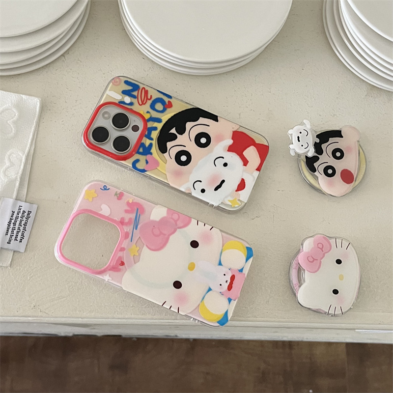 Girl ins lindo dibujos animados rosa kt para iphone15 pareja 16ProMax funda para teléfono móvil Apple 13/14 nuevo