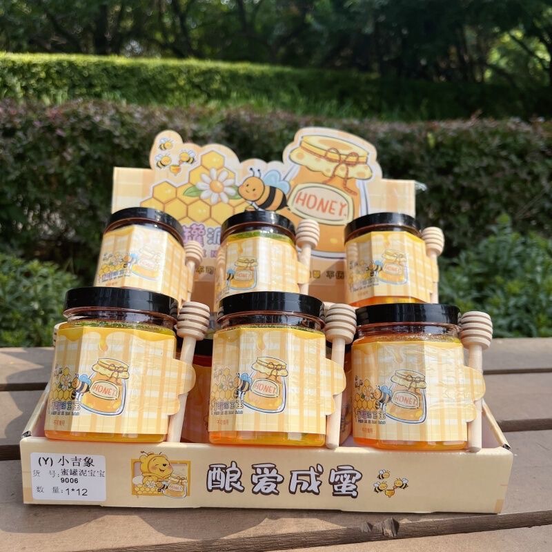 New Honey Mud Homemade Foaming Slime DIY Handmade Cheap High-Value Kidsren's Safety Decompression Toy