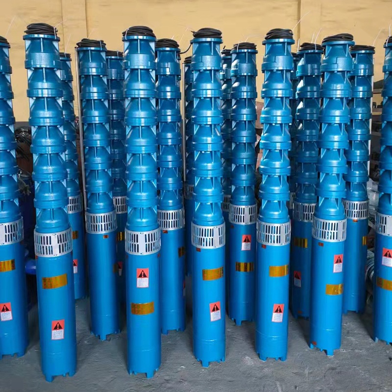 125QJ25 - 30 bomba sumergible de pozo profundo 380v bomba de agua profunda bomba eléctrica de hierro fundido agrícola 200qj bomba de pozo profundo de alta elevación