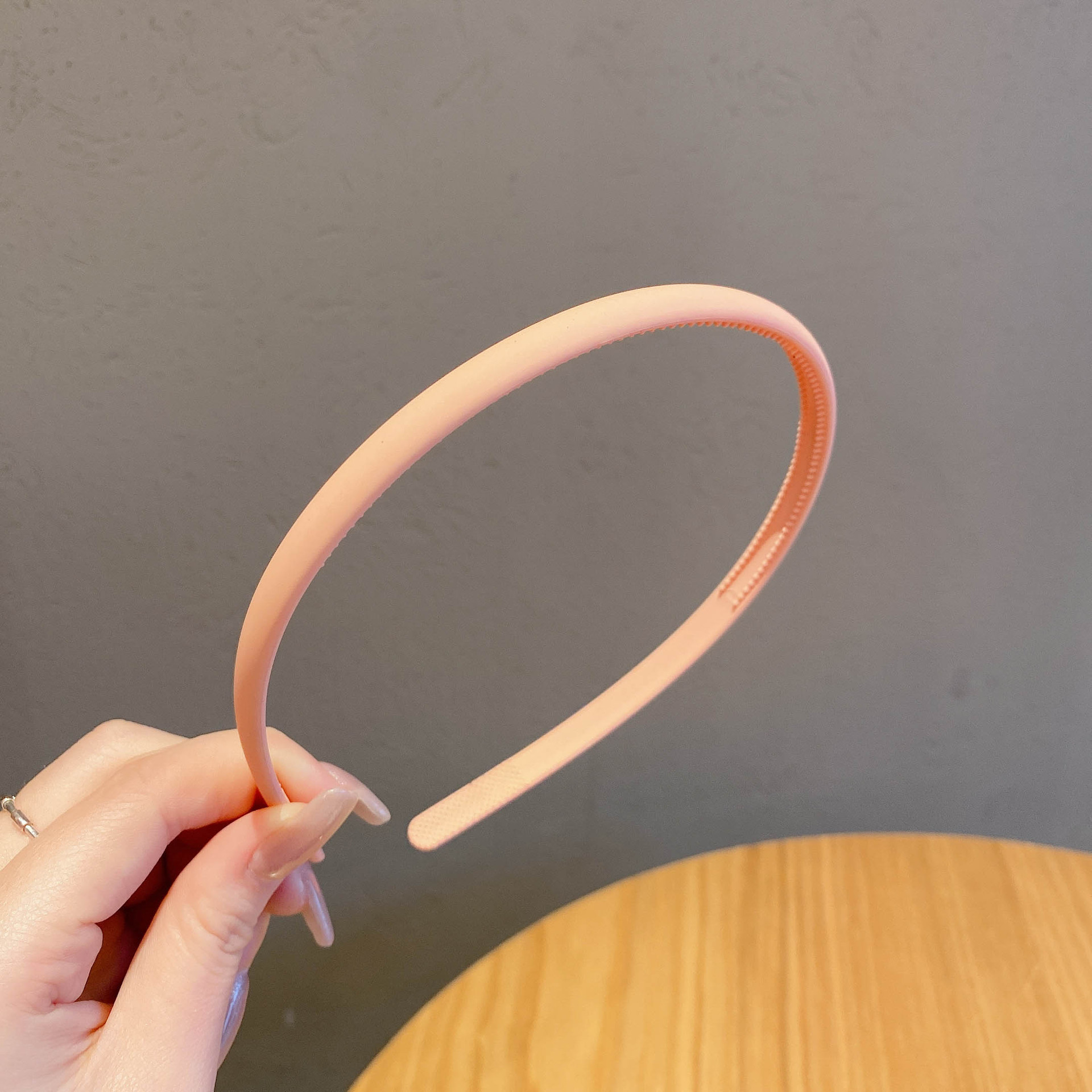 Diadema de la cueva para el cabello para mujer Corea 2025 nuevo lavado de cara con horquilla, cabello a presión, red antideslizante, banda para el cabello roja, horquilla simple